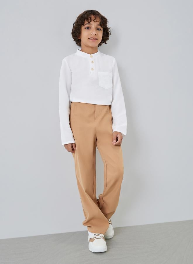 ستايلي طقم قميص وبنطال - Image 1